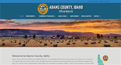 Desktop Screenshot of co.adams.id.us