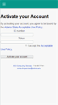 Mobile Screenshot of accounts.adams.edu
