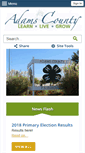 Mobile Screenshot of co.adams.in.us